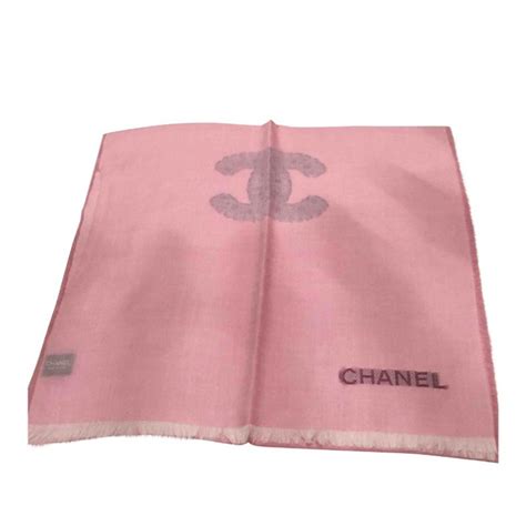 chanel scarf cashmere pink|authentic chanel scarf.